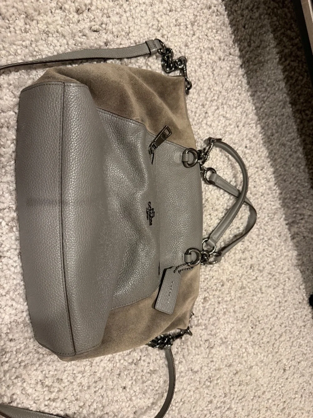 Authentic Coach Chain Prairie Satchel